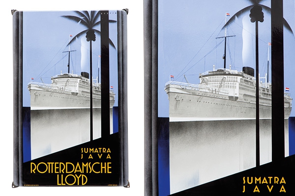 Expert’s voice | An exceptional Art Deco enamel advertising sign Rotterdamsche Lloyd at auction